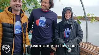 Docusign volunteers in the GLAS community garden [upl. by Tarryn]