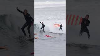 Surfer dodges board [upl. by Gaivn431]