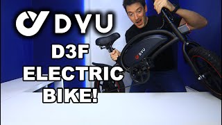 DYU D3F ELECTRIC BIKE REVIEW [upl. by Ros217]