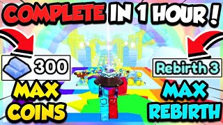 HUGE UPDATE 5 COMPLETE in 1 HOUR Pet Simulator 99 Roblox [upl. by Bohun]