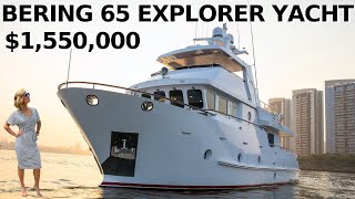 1550000 2013 BERING 65 EXPLORER YACHT TOUR  Ultimate OwnerOperator Go Anywhere World Cruiser [upl. by Ynnaj]