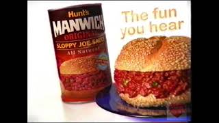 Hunts Manwich  Television Commercial  1999 [upl. by Oneladgam652]