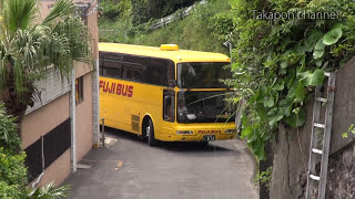 『ん？当たってない！？』 大型観光バス スーパーハイデッカー FUJI BUS エアロクイーンⅡ 富士観光バス Japan bus [upl. by Nerac]