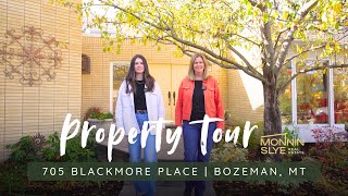 705 Blackmore Place  Bozeman MT Property Tour [upl. by Oinoitna]