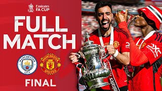 🏆 FULL MATCH  Manchester City v Manchester United  Final  Emirates FA Cup 202324 [upl. by Hsakiv]