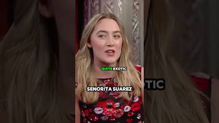 Saoirse Ronan Teaches You Irish Name  shorts [upl. by Ical]