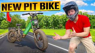 Insane Pit Bike Track Vs The Cyrusher Kommoda 20 Electric Bike [upl. by Roybn]