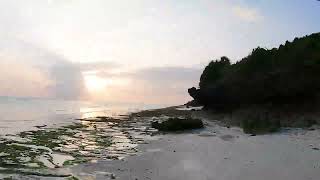 Nungwi Beach Zanzibar  Sunrise Beach Run [upl. by Galateah]