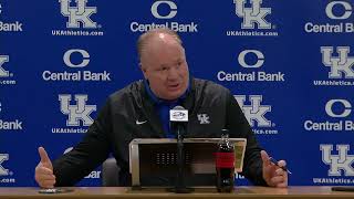 Kentucky Wildcats Football Coach Stoops Previews Florida [upl. by Fransen293]