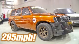 2000hp Nissan Patrol  205 MPH RECORD [upl. by Ajoop358]