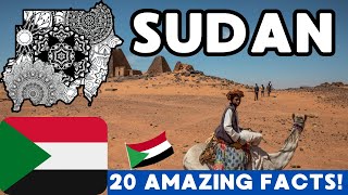 SUDAN 20 Facts in 4 MINUTES [upl. by Nnylirehs326]