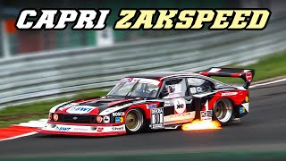 FORD CAPRI ZAKSPEED TURBO  Flybys amp Flames  Nürburgring 2019 [upl. by Eerehs]