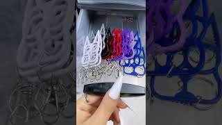 I hate white🇺🇸😾which one nextkeychain asmr usa gift fyp christmas diy packing white [upl. by Si18]