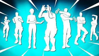 Top 50 Icon Series Dances amp Emotes in Fortnite Get Griddy Houdini Entranced [upl. by Nemhauser]