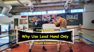 Boxing Drill for Using The Lead Hand Only [upl. by Assilak]