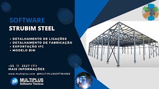 StruBIM Steel Software para Detalhamento de Estruturas Metálicas [upl. by Zenitram764]