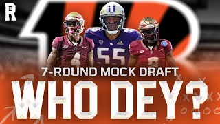 Cincinnati Bengals 7Round Mock Draft [upl. by Grimes]