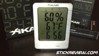 XIKAR PuroTemp Wireless Hygrometer System Review [upl. by Areta]