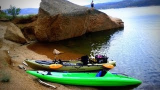 Rampart Reservoir Colorado  CampingKayakingFishing Fun [upl. by Anaoj140]