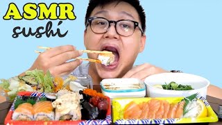 ASMR SUSHI amp SASHIMI  EATING SOUND [upl. by Aicinad]