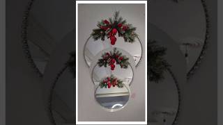 Hermosa decoración navideña con espejo diy navidad decoration manualidades [upl. by Serrano]