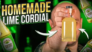 How to make a LIME CORDIAL in 5 minutes TheDrCork [upl. by Aniela]