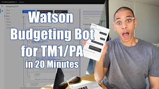 Building a AI Budget Bot for Planning Analytics with Watson Assistant in 20 Minutes [upl. by Siladnerb806]