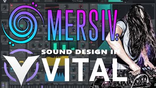 Mersiv  Luzcid  Ill Gates Style Bass Sound Design Vital Tutorial [upl. by Shulem999]