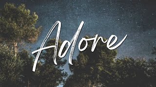 ADORE  Chris Tomlin  Praise amp Worship Song lyric video [upl. by Lilahk]