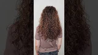 Natural Sunkissed Balayage on Curly Hair  bamhairsalongr [upl. by Alric638]