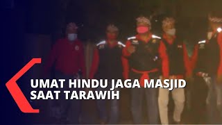 Pecalang Jaga Masjid Saat Tarawih Bentuk Indaahnya Toleransi Antar Umat Beragama [upl. by Nesyrb344]