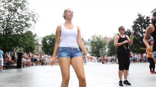 Zumba DANCE Flash Mob Wolsztyn [upl. by Ydal]