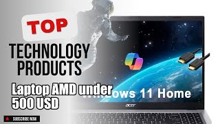 Top 3 Technology products about Laptop AMD under 500 USD Marketleading of NOW [upl. by Conger]