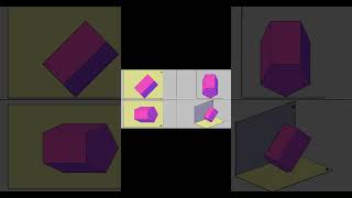 Projection of Pentagonal Prism  Resting with Base Corner shortvideo engineeringgraphics [upl. by Feilak882]