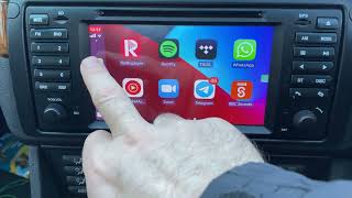 e39 5 Series BMW Erisin Android Apple CarPlay Review  Demonstration  GPS SAT NAV DVD paulcruse [upl. by Oicram674]