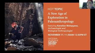 HOT Human Origins Today Topic A New Age of Exploration in Paleoanthropology [upl. by Eva]