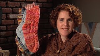 Knitted Toe Up Sock Toes  lk2g033 [upl. by Ehrman957]