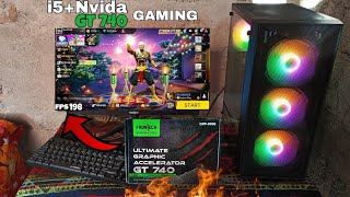 15k Pc Build For Gaming  i5 processor  GT 740 Graphic Card  Free Fire Play In 200 Fps bgmi gta5 [upl. by Peedus]