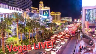 Las Vegas LIVE NOW The Strip walk [upl. by Mavra877]