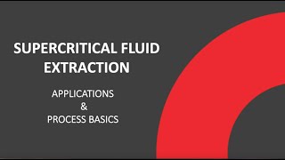 Supercritical Fluid Extraction Applications amp Process Basics [upl. by Annahsor]