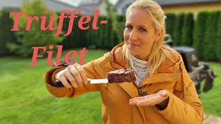 Getrüffeltes Rinderfilet von der Zedernholzplanke [upl. by Farmelo]