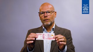 RIKSBANKEN FÖRKLARAR Så skiljer du en äkta sedel från en falsk [upl. by Cresida]