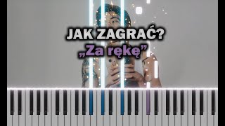 Dawid Kwiatkowski  Za rękę 🎹 Piano Tutorial  Nuty  🔥 ŁATWE 🔥 [upl. by Etnomed]