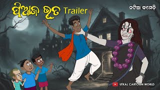 Natia Comedy  Piaja Bhuta  Trailer  Odia Horror comedy  Odia cartoon [upl. by Onairam200]