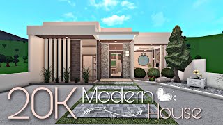 BLOXBURG 20K MODERN HOUSE  NOGAMEPASS [upl. by Semaj]