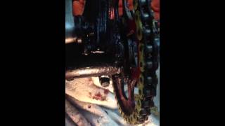 How to tighten atc 250r chain [upl. by Leonanie246]