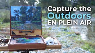 Outdoor Oil Painting  Manaroa Stream  Painting a STUNNING stream en plein air [upl. by Tsuda]