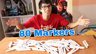 Cheap 80 Markers 😍 Review [upl. by Bonny]