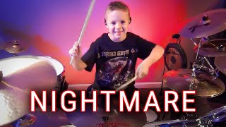 Nightmare  A7X  6 yr Old Drummer [upl. by Narba]