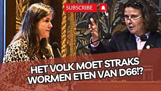 Geniaal PVVminister Faber SLO0PT D66 Met jullie GENDERNEUTRAAL amp het eten van WORMEN [upl. by Ikkin]